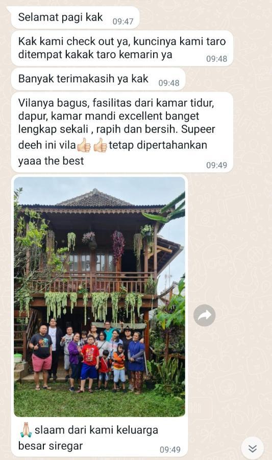 Oemah Kajoe Lembang Villa Ngoại thất bức ảnh